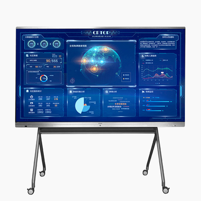 75 بوصة 4K HD تعمل باللمس شاشة عرض LCD لوحة التحكم عن بعد الذكية