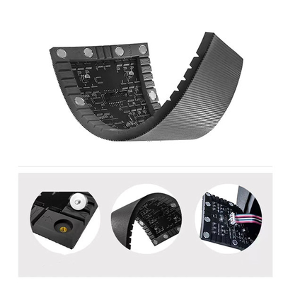 شاشة LED مرنة قابلة للتخصيص P2.5mm Moudle زاوية رؤية واسعة