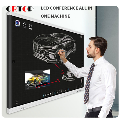 75 &quot;شاشة عرض LCD لغرفة الاجتماعات الكل في واحد ذكي للتحكم عن بعد
