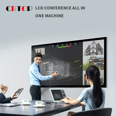 75 &quot;شاشة عرض LCD لغرفة الاجتماعات الكل في واحد ذكي للتحكم عن بعد