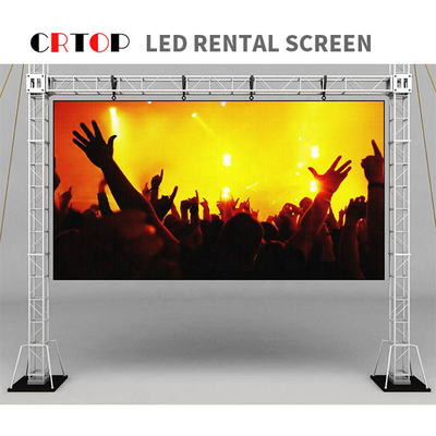P3.91mm 4500cd شاشة LED خارجية للإيجار على الحائط