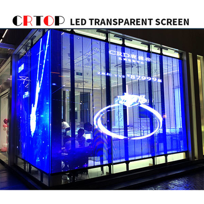 معدل التحديث 3840HZ شاشة LED لوحة شفافة لمركز التسوق