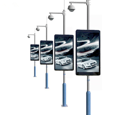 مصباح القطب 1R1G1B شاشة LED للطرق على جانب الطريق لوحة الإعلانات