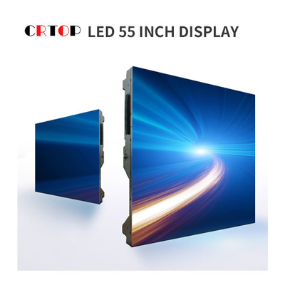 شاشة LED داخلية ثابتة P1.875mm الصناعية ، صندوق كبير بحجم 55 بوصة