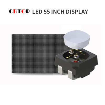 شاشة LED داخلية ثابتة P1.875mm الصناعية ، صندوق كبير بحجم 55 بوصة