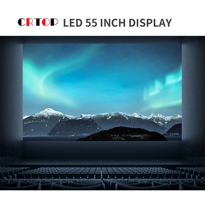 شاشة LED داخلية ثابتة P1.875mm الصناعية ، صندوق كبير بحجم 55 بوصة