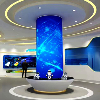 شاشة عرض LED مرنة P3mm IP20 رقيقة هيكل 1R1G1B بكسل
