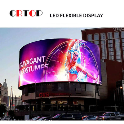 شاشة عرض LED مرنة P1.5625mm شذوذ جدار فيديو قوي