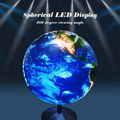 شاشة عرض LED إبداعية بقطر 1.5 متر بجاذبية مغناطيسية