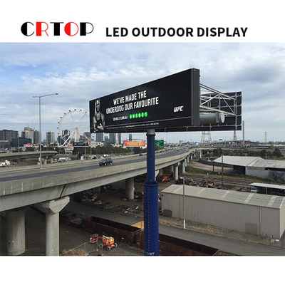 شاشة LED للإعلانات الخارجية Waterpoorf P3mm 16 بت تدرج الرمادي