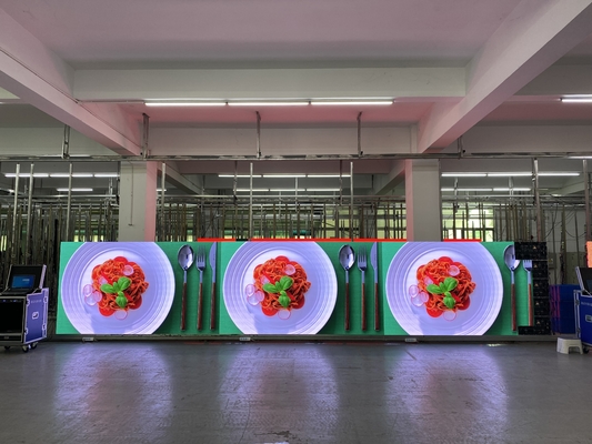الجبهة الحفاظ P1.875mm شاشة LED ذات درجة دقيقة على شكل قالب مصبوب من الألومنيوم
